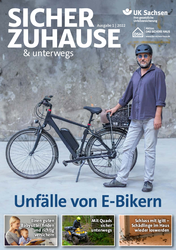 Titel von SICHER ZUHAUSE & unterwegs | Ausgabe 01/2022