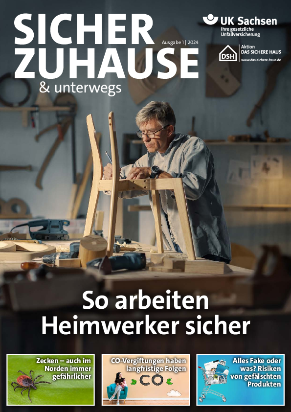 Titel von SICHER ZUHAUSE & unterwegs | Ausgabe 01/2024